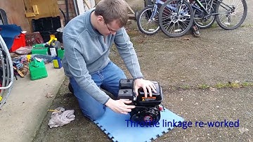 DIY Four-Stroke Paramotor Part 2 - Engine Governer Removed