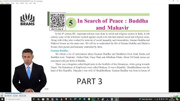 L5 PART 3 IN SEARCH OF PEACE BUDDHA AND MAHAVIR CLASS 6 SOCIAL SCIENCE GSEB HISSTORY GEOGRAPHY CIVIC