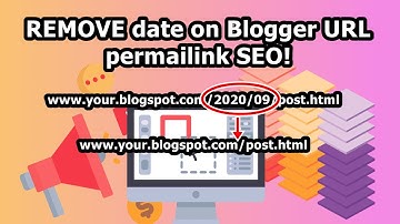 How to Remove Year Month Blogger URL Permailink seo for blogger
