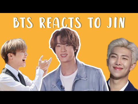 bts reacts to jin | 방탄소년단 석진 p12