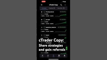 cTrader Copy : Share strategies and gain referrals
