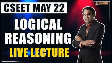 CSEET Logical Reasoning Online Classes for May 2022 | CLOCK LECTURE 3 | CMA Pushkraj