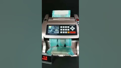 Mix Value Cash Counting Machine With Fake Notes Detection UV MG IR MT 3D & Color Sensor Technology