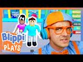 Teamwork Puzzles | Blippi Plays | Educational &amp; Gaming Videos for Kids