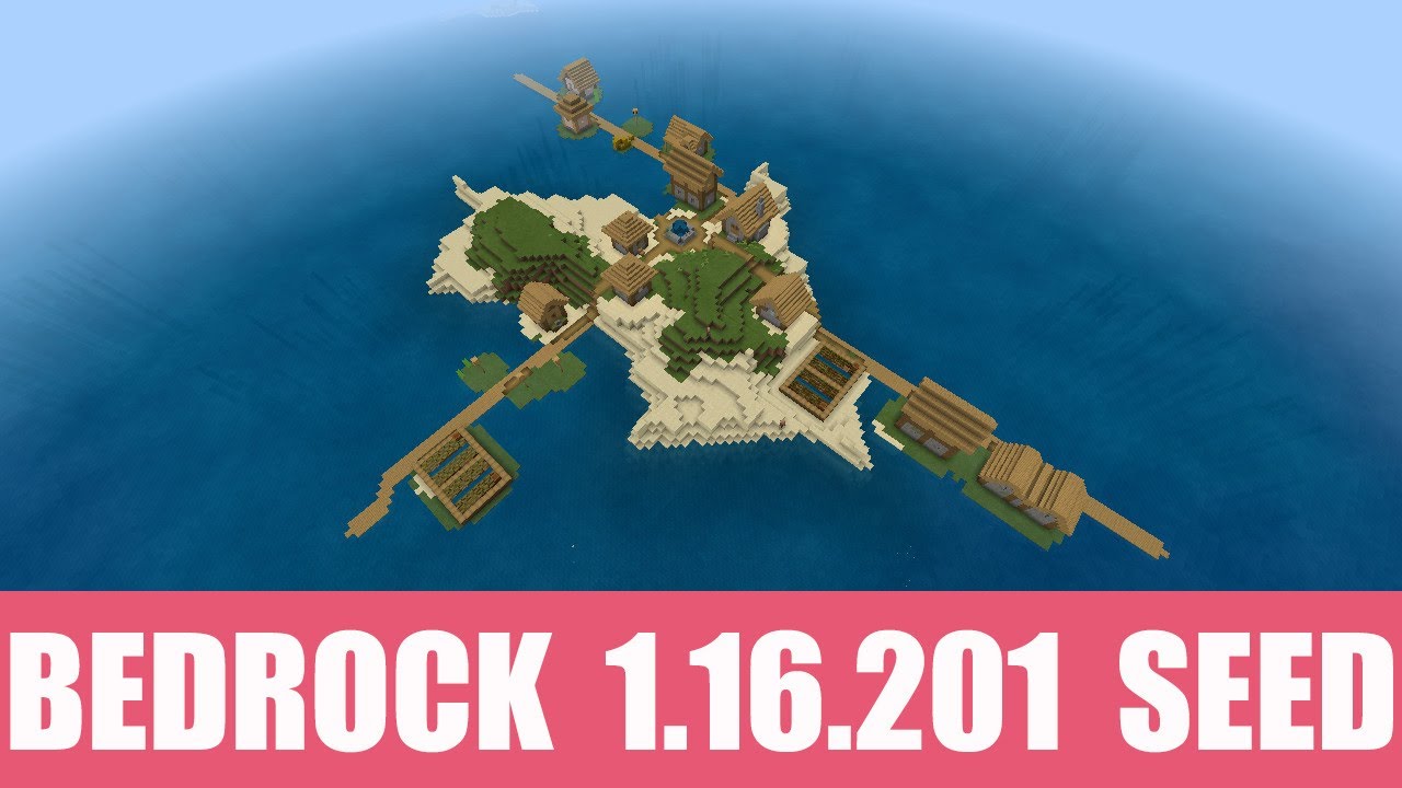 Minecraft Bedrock 1 16 1 Seed Island Village And Ocean Monument Stand Very Close To Spawn Youtube Minecraft Bedrock 1 16 1 Seed Island Village And Ocean Monument Stand Very Close To Spawn Youtube