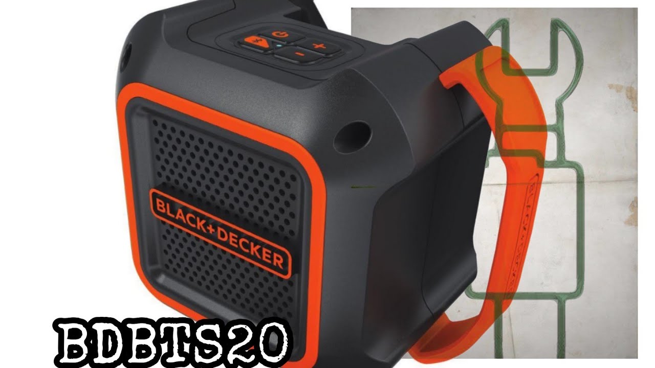 Black And Decker Bluetooth Speaker BDBTS20 