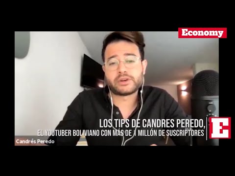 Los tips de Candres Peredo, el youtuber boliviano con m&aacute;s de 1 mill&oacute;n de suscriptores