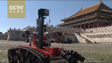 Chinese firefighting robots join Palace Museum’s largest ever fire drill