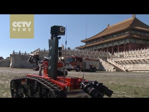 Chinese firefighting robots join Palace Museum’s largest ever fire drill