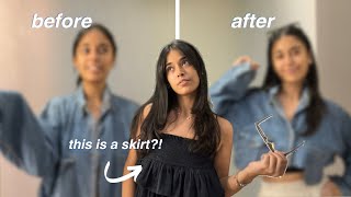 MAKING UGLY CLOTHES CUTE *DIY*