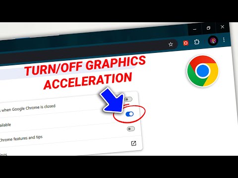 How to TURNOFF Graphics Acceleration in Chrome