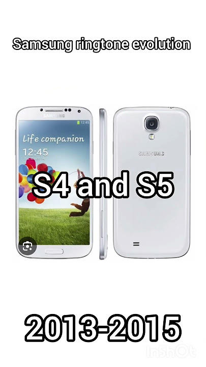 Samsung ringtone evolution #1