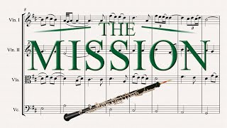 Gabriel's Oboe - From The Mission - Ennio Morricone - For Clarinet Quartet (Full Score)