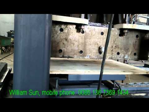 JS600 double layer terrazzo tile press with 1 pcs600x600 mm tiles