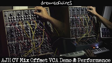 Eurorack Attenuation w/ AJH Synth CV Mix Offset VCA - Demo and Performance