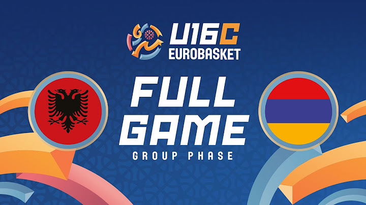 Group Phase | Albania v Armenia | Full Basketball Game | FIBA U16 EuroBasket 2025 Division C