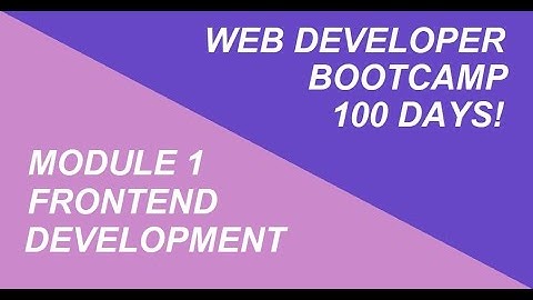 FRONTEND DEVELOPMENT - SOFTWARE DEVELOPER CODING BOOTCAMP (MODULE 1 - DAY 20)