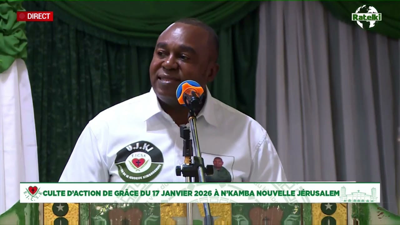 MESSAGE DU PRESIDENT GENERAL DE LA JEUNESSE KIMBANGUISTE ( UJKI ) DU 17 JANVIER 2026
