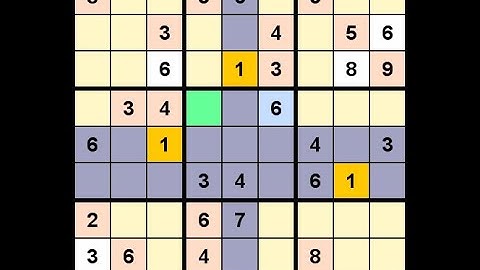 How to Solve Los Angeles Times Sudoku Impossible March 29, 2020 - Corrected Solution