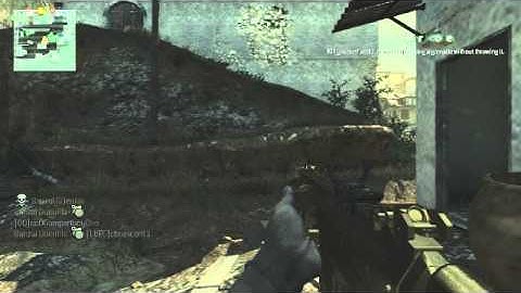 MW3 - Misery Loves Company - Double kill with cooked Frag  (& Suicide)