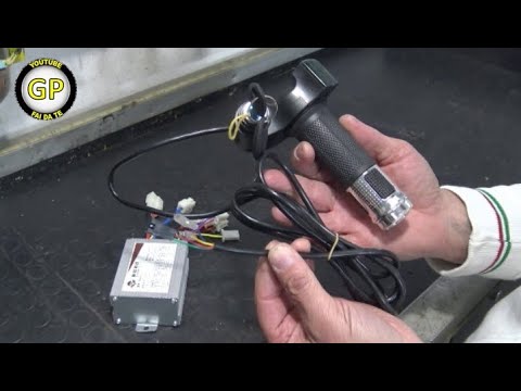 How to Connect a Control Unit and Accelerator of an Electric Scooter - DIY