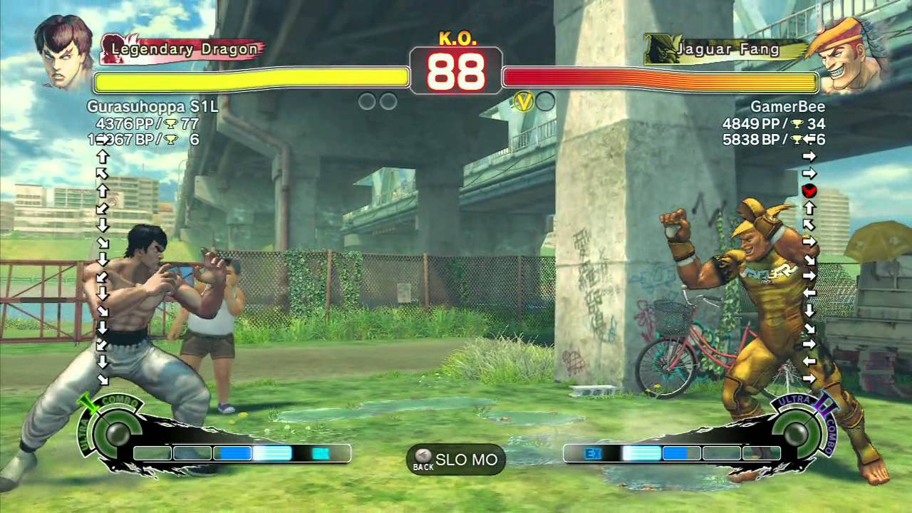 SSF4 AE: Gurasuhoppa S1L (FeiLong) vs GamerBee (Adon) - Ranked Match (720p HD)