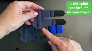 Find the Perfect Fit Simply Seniors Finger Splint for Pinky Trigger Finger and Small Hands Support