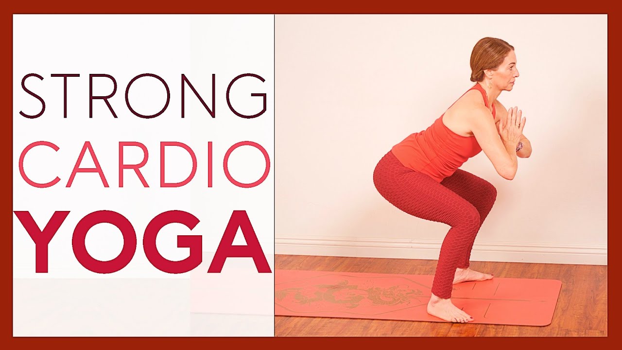 ⁣30 Minute Cardio Yoga Workout (Get Sweaty!)