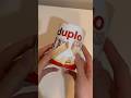 Duplo beyaz çikolatalı gofret🤤#dutyfree #çikolata #chocolate #gofret #unboxing #asmr