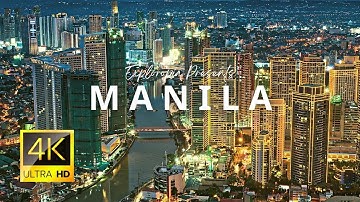 Manila, Philippines 🇵🇭 in 4K ULTRA HD 60FPS by Drone
