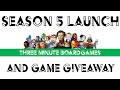 Season 5 launch video and giveaway