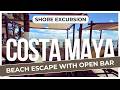 Costa Maya Beach Escape Excursion Review | Open Bar Beach Day for Cruise Passengers