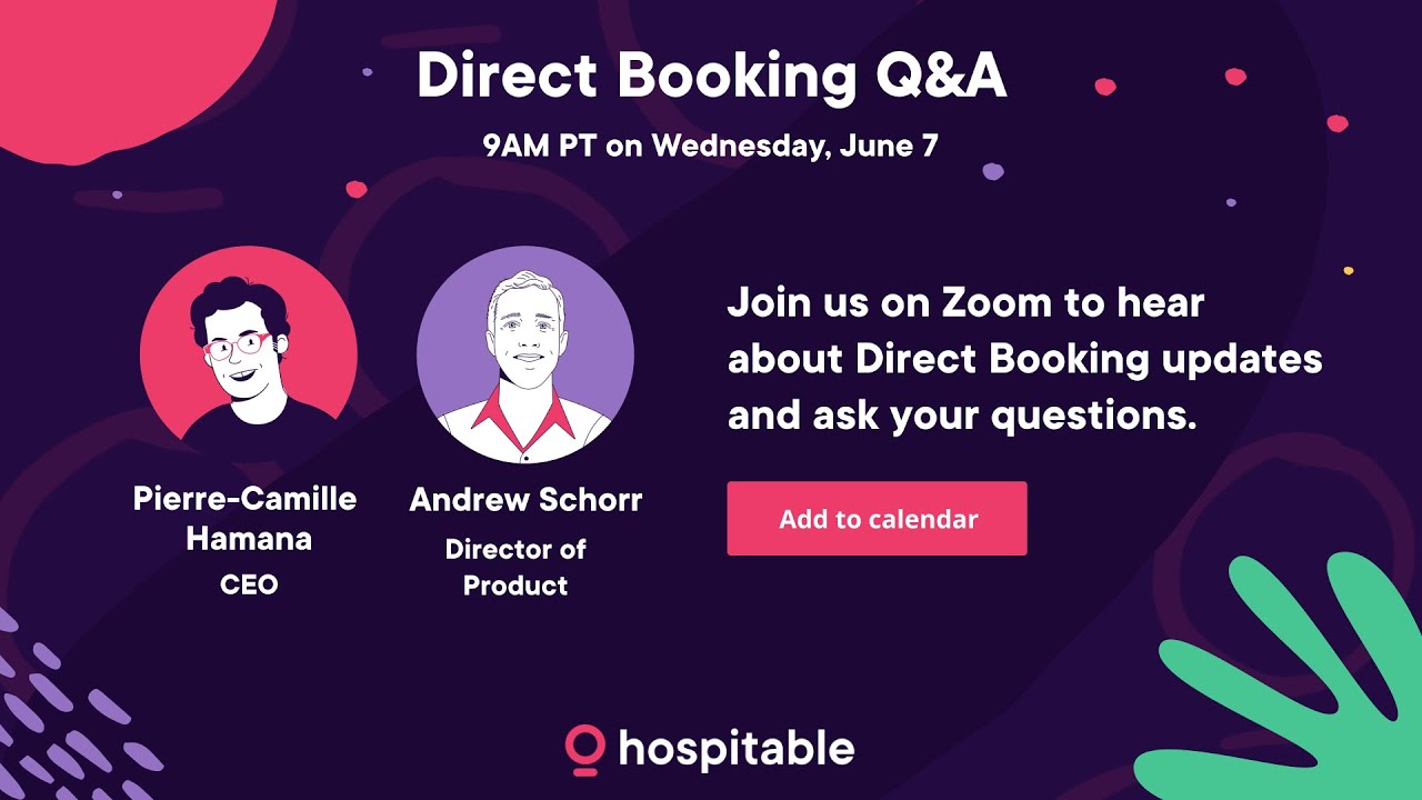 Hospitable Town Hall Direct Booking Special, June 7th, 2023 YouTube