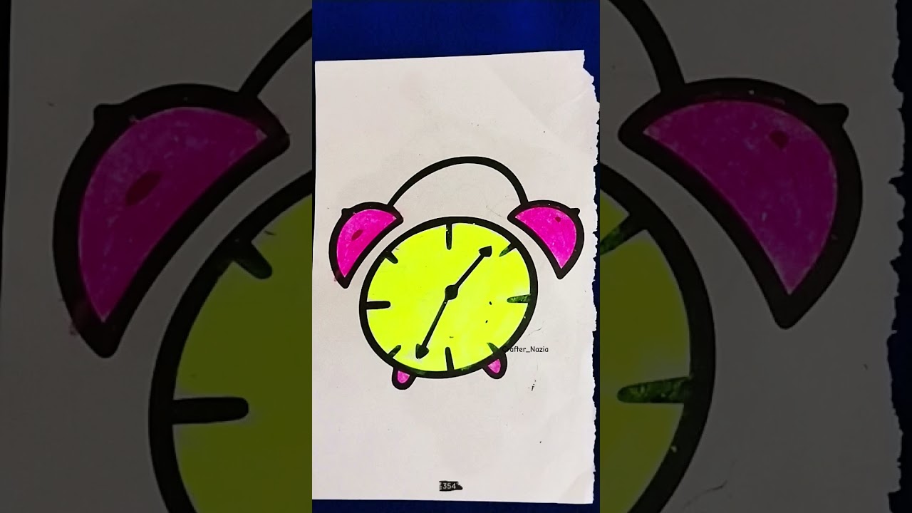 Alarm Clock ⏰ Drawing  