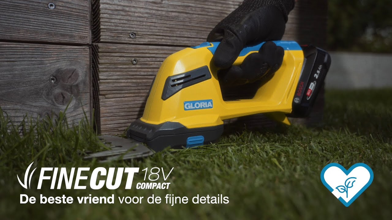 GLORIA FineCut 18V compact - De beste vriend voor fijne details