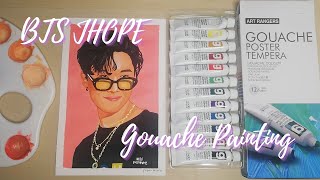 Painting Bts Jhope Gouache Time-Lapse Video