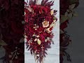 maroon and red bouquet 💐