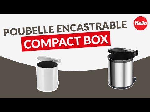 Montage poubelles encastrables Hailo Mono & Compact-Box M