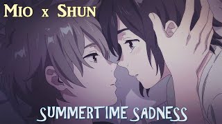 Mio x Shun ✦Summertime sadness✦ 𝓤𝓶𝓲𝓫𝓮 𝓷𝓸 𝓔𝓽𝓻𝓪𝓷𝓰𝓮𝓻【𝐀𝐌𝐕】(+16)