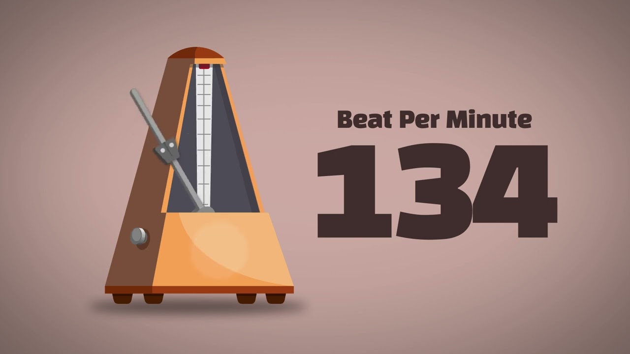 134 BPM Metronome [1Hour] - YouTube