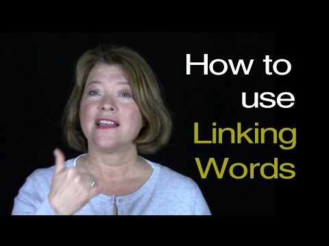 Speak English Fluently | How To Use Linking Words