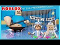 Aku dan alyanadiva dipenjara dalam banjir di game roblox escape barry prison waterpark