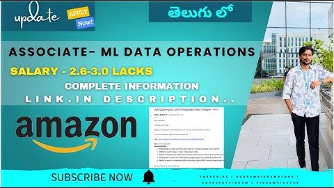 #Amazon Associate –ML Data Operations (GO AI) 🔥 Salary ₹2.6–3 LPA | Complete Details | DECEMBER 2025