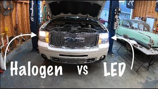 Player Profile LED Headlight Install Sierra. Are They Worth It?