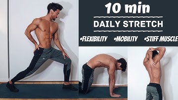 10 MIN FULL BODY DAILY STRETCH ROUTINE | Rowan Row
