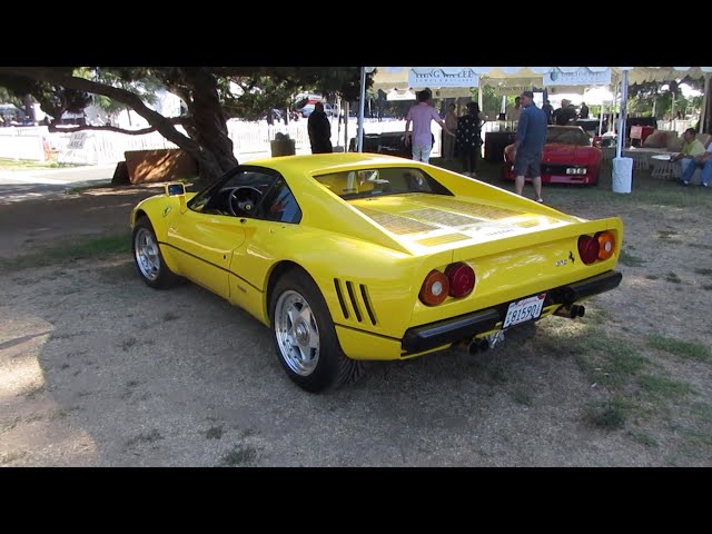David Lee's Yellow Ferrari 288 GTO - YouTube