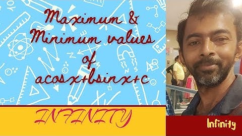 Maximum & Minimum value of acosx+bsinx+c ||Jee Mains & Advanced Short tricks ||