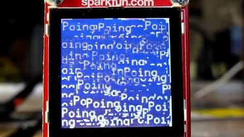 Parallax Propeller with Spark Fun Nokia-clone LCD