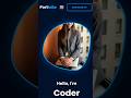 Responsive Personal Portfolio Website Using HTML CSS JS | #webdevelopment #programming #shorts
