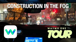 Driverless Car Confused by Construction Zone | Waymo Ride Along #14